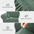 INFOSUN Stretch Sofa Cover Set with Anti-Slip Design & Pillow Covers