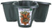 Bama Trifoglio Pot And Saucer With Wheels 40 Cm 30002 Green, Made In Italy - Safqqa Egypt
