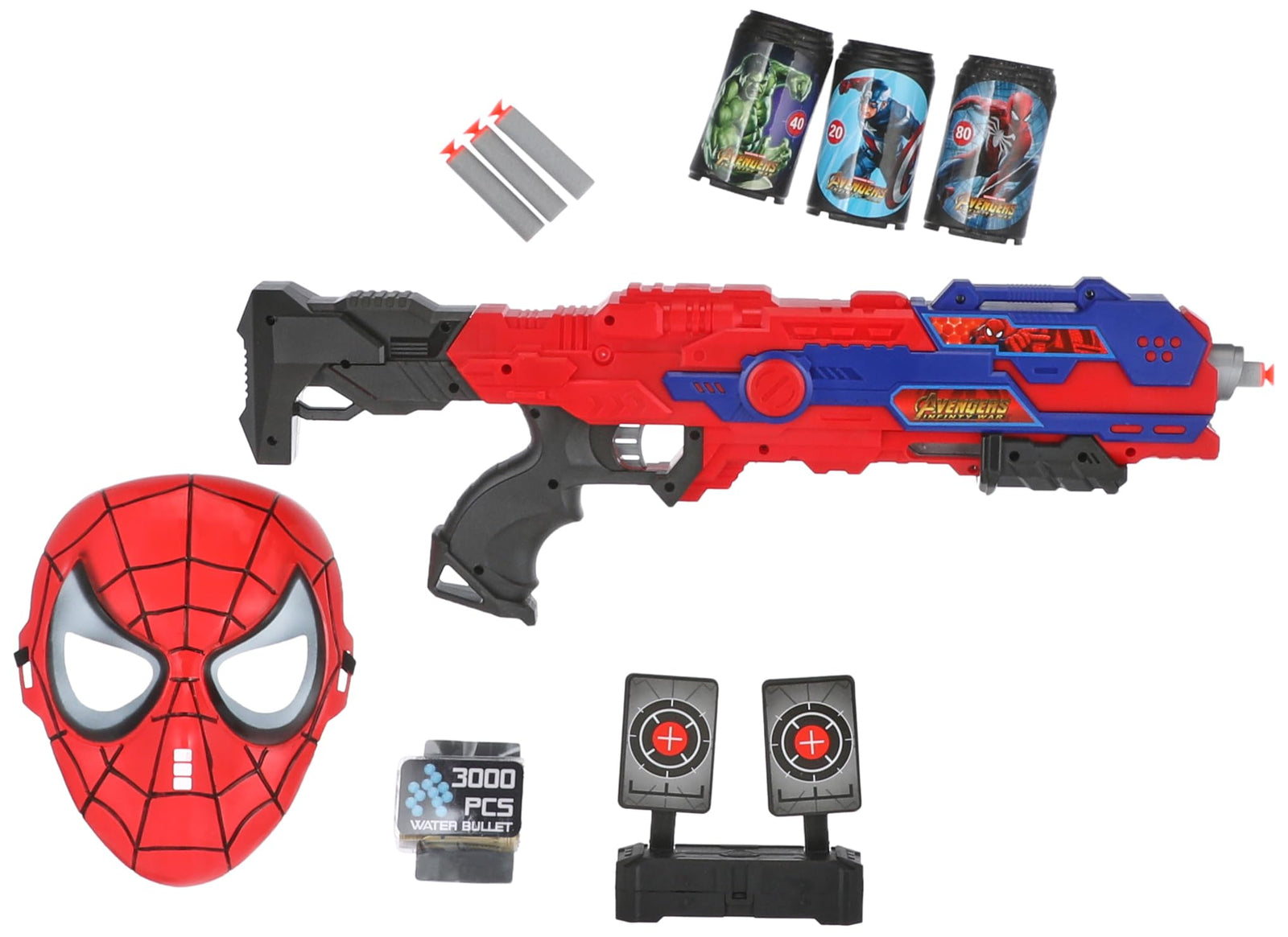 Gun Set with Mask - Safqqa