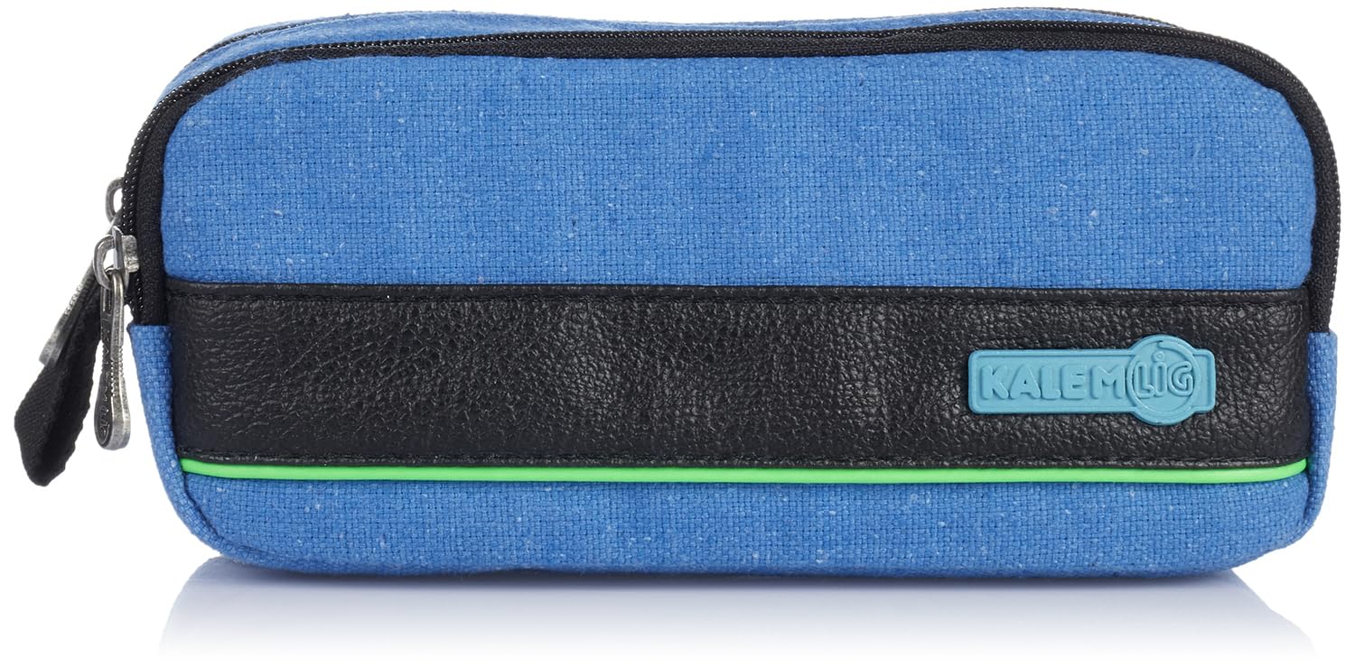 مقلمة قماش كالمليج بسحاب – 20 × 10 × 5 سم