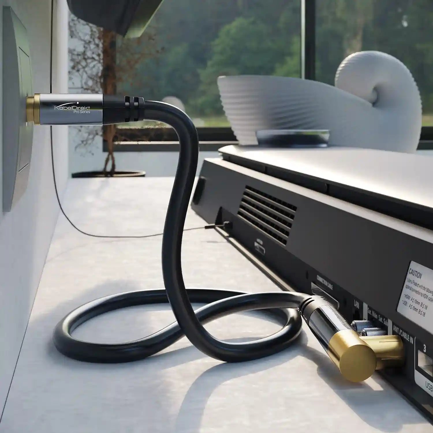 كابل KabelDirekt بطول 3 أمتار ومقاومة 75Ω لتوصيل التلفزيونات والراديو والأجهزة الأخرى بالهوائيات – Safqqa Egypt