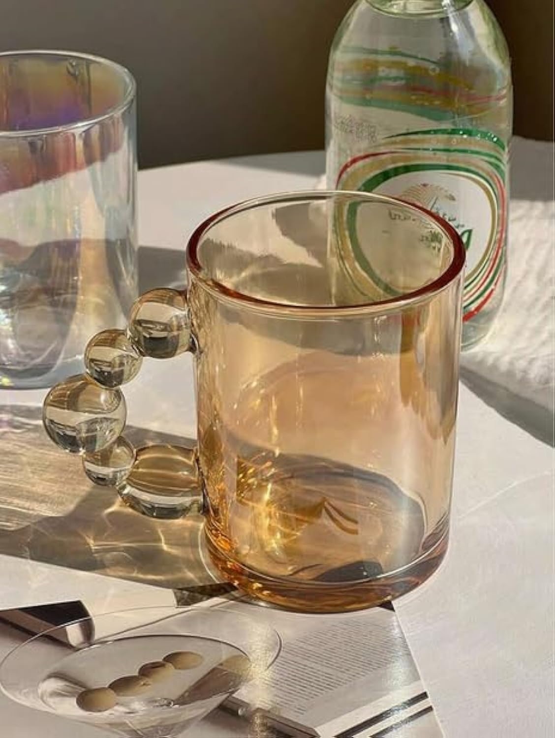 Flamer Glass Mug 300ml – Elegant Design for Daily Use