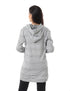 Hairline Stripes Kangaroo Pockets Drawstring Hoodie For Women,Long sleeves with ribbed cuffs for a snug fit..