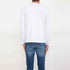 A|X ARMANI EXCHANGE mens Solid Pullover Sweater Sweatshirt, White, XX-Large US - Safqqa Egypt