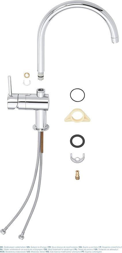 خلاط مطبخ Grohe Minta بذراع واحدة – تصميم ألماني فاخر وتحكم مثالي بالمياه