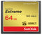 SanDisk Extreme CF 120MB/s, 85MB/s write, UDMA7, 64GB