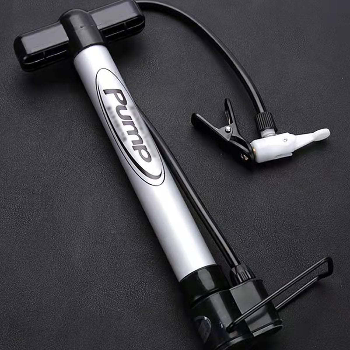 High-Pressure Bicycle Floor Air Pump – Manual Inflator for Road & Mountain Bikes, Basketballs, and More