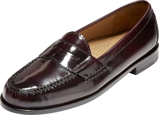 Cole Haan Men Formal Shoes Burgundy Classic Shoes