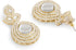 طقم مجوهرات نسائي من ماركة ZAVERI PEARLS موديل ZPFK18079 بلون ذهبي