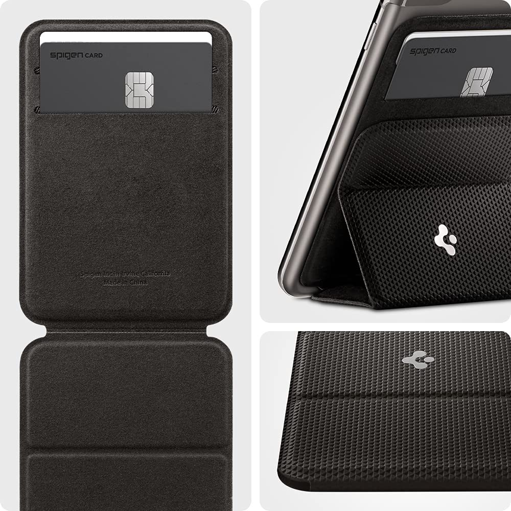 Spigen Practical Phone Holder – Card Pocket & Foldable Stand – Safqqa Egypt