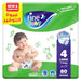 Fine Baby Diapers, Size 4, Large, 7-14 kg, 80 Diaper - Safqqa Egypt