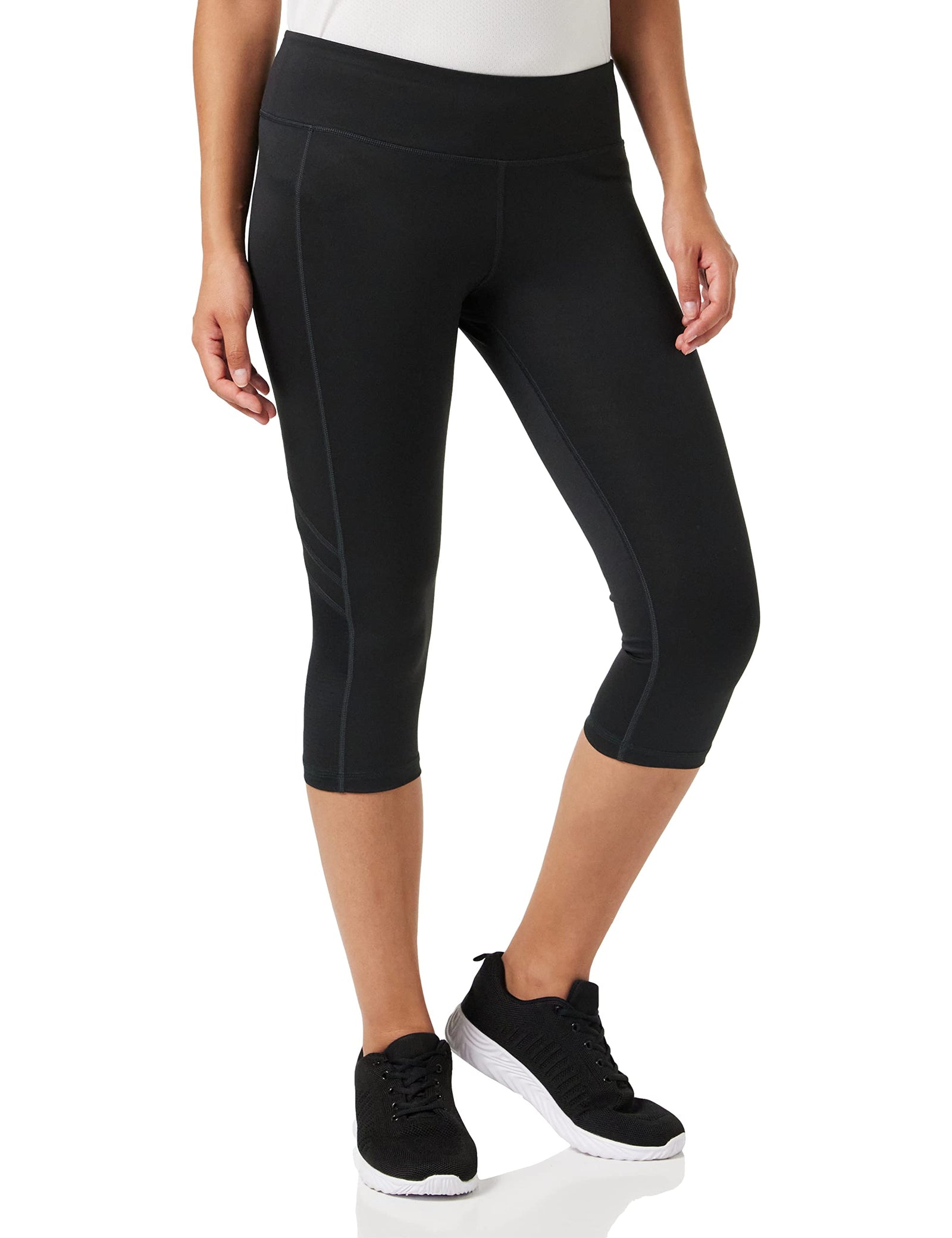 Reebok Women’s Workout Ready Mesh Capri Leggings