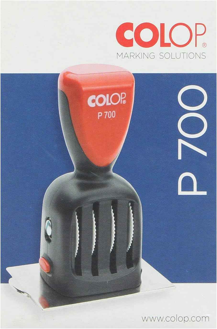 Colop p700 rectangle english date stamp with base, 65x45 mm - Safqqa Egypt