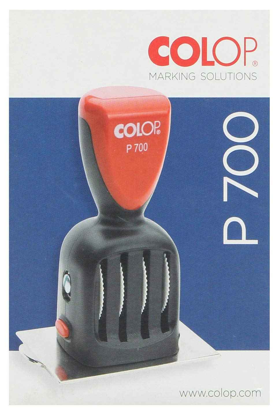 Colop p700 rectangle english date stamp with base, 65x45 mm - Safqqa Egypt