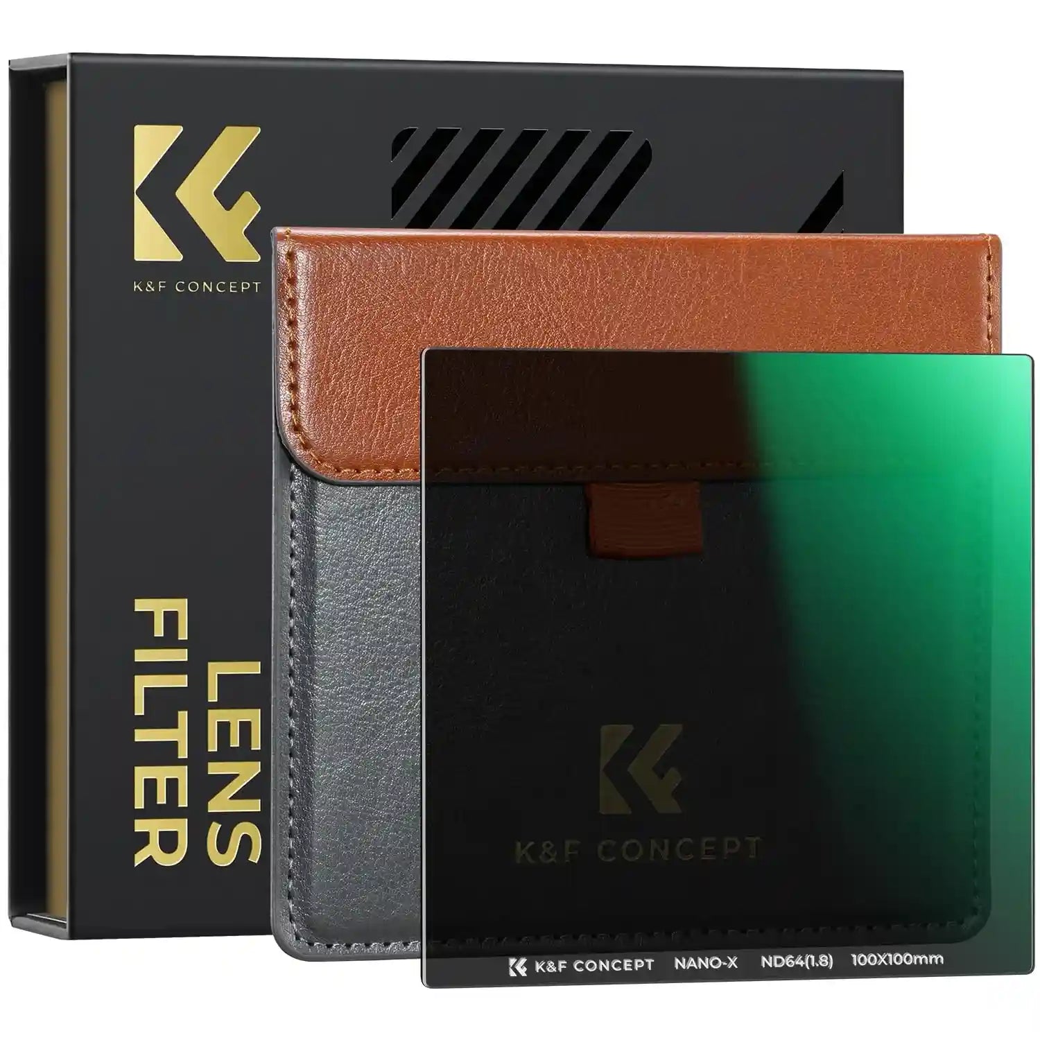 فلتر مربع K&F Concept بمقاس ١٠٠ ملم من نوع الكثافة المحايدة مصمم للمصورين الذين يحتاجون للتحكم الدقيق في التعريض الضوئي. مصنوع من زجاج بصري رفيع للغاية مع ٢٠ طبقة لضمان وضوح عالي