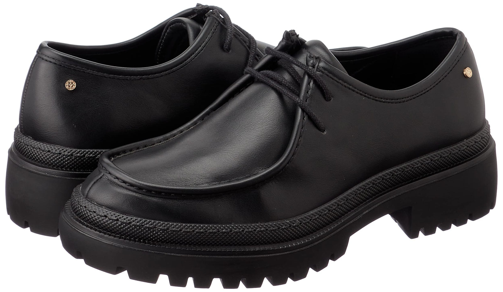 Dejavu Women's Black Lace-Up Oxfords