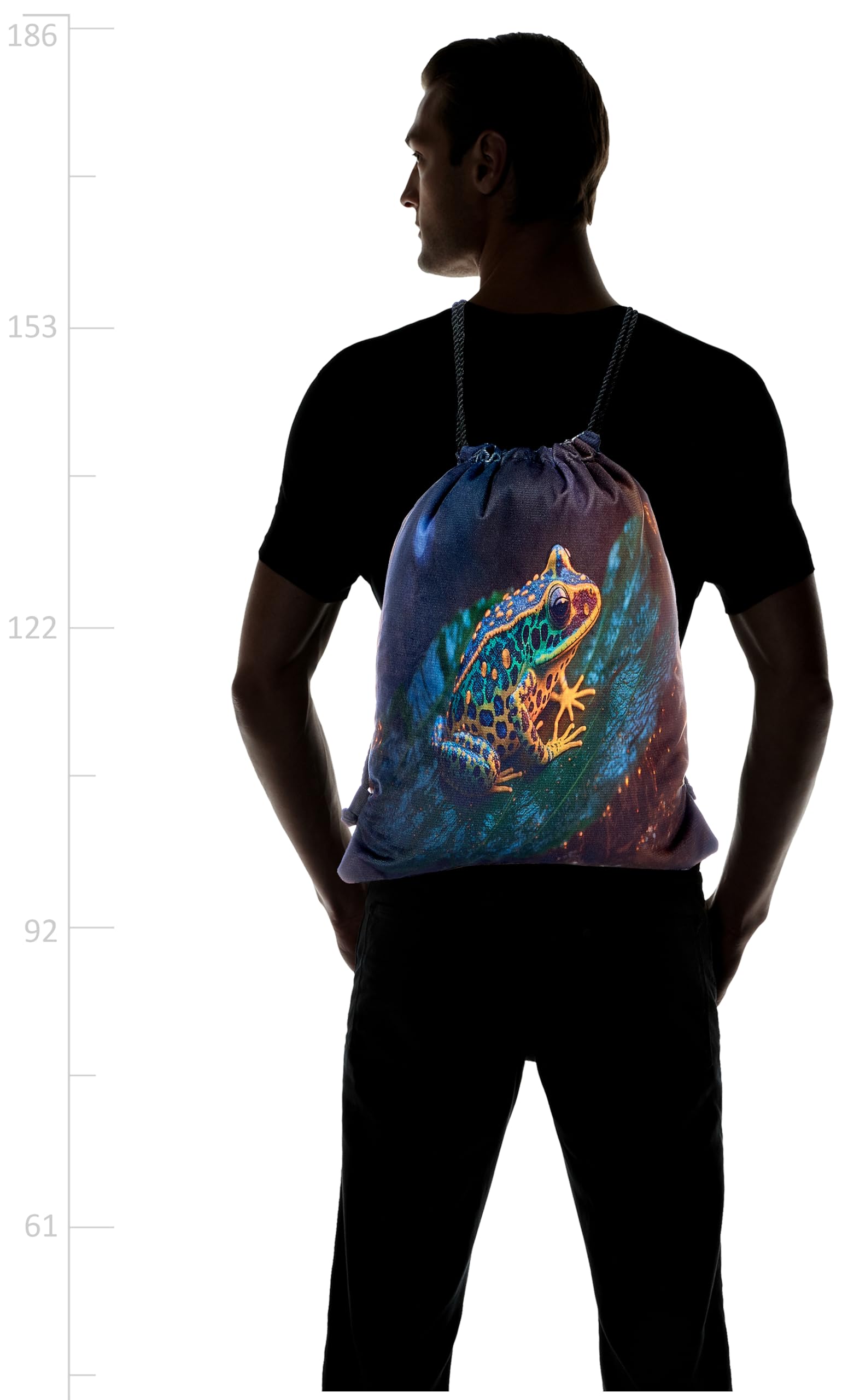 TAT DRAWSTRING BAG - 879, MultiColor, Large