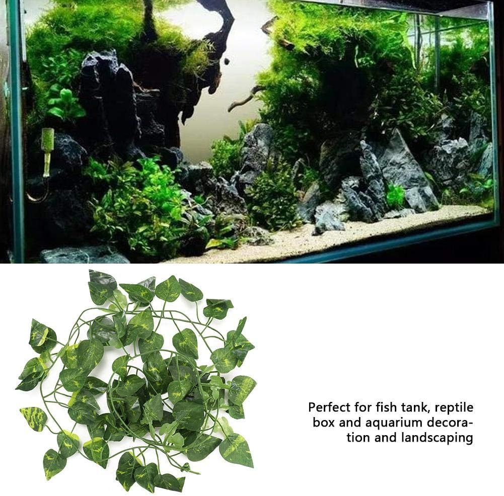Wonka Artificial Flexible Vine Reptile Habitat Decor Green Leaves – Safqqa Egypt