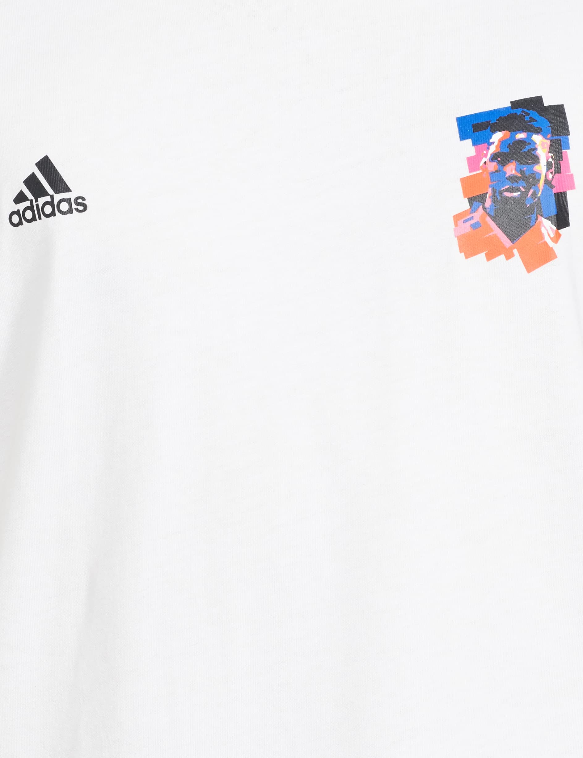 تيشرت خارجي للعمل بكم قصير، مزينة بطبعة اسم اللعاب «POGBA» للرجال من اديداس