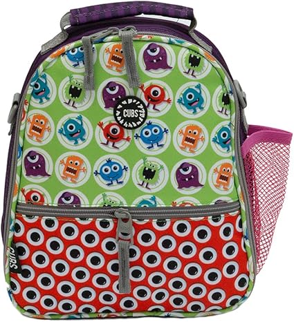 CUBS Cross Preschool Lunch Bag - Baby Monsters, Multi-Color