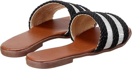 SWAY Flat  Slide Slipper For Women ,Open flat slide design for easy slip-on and removal.
