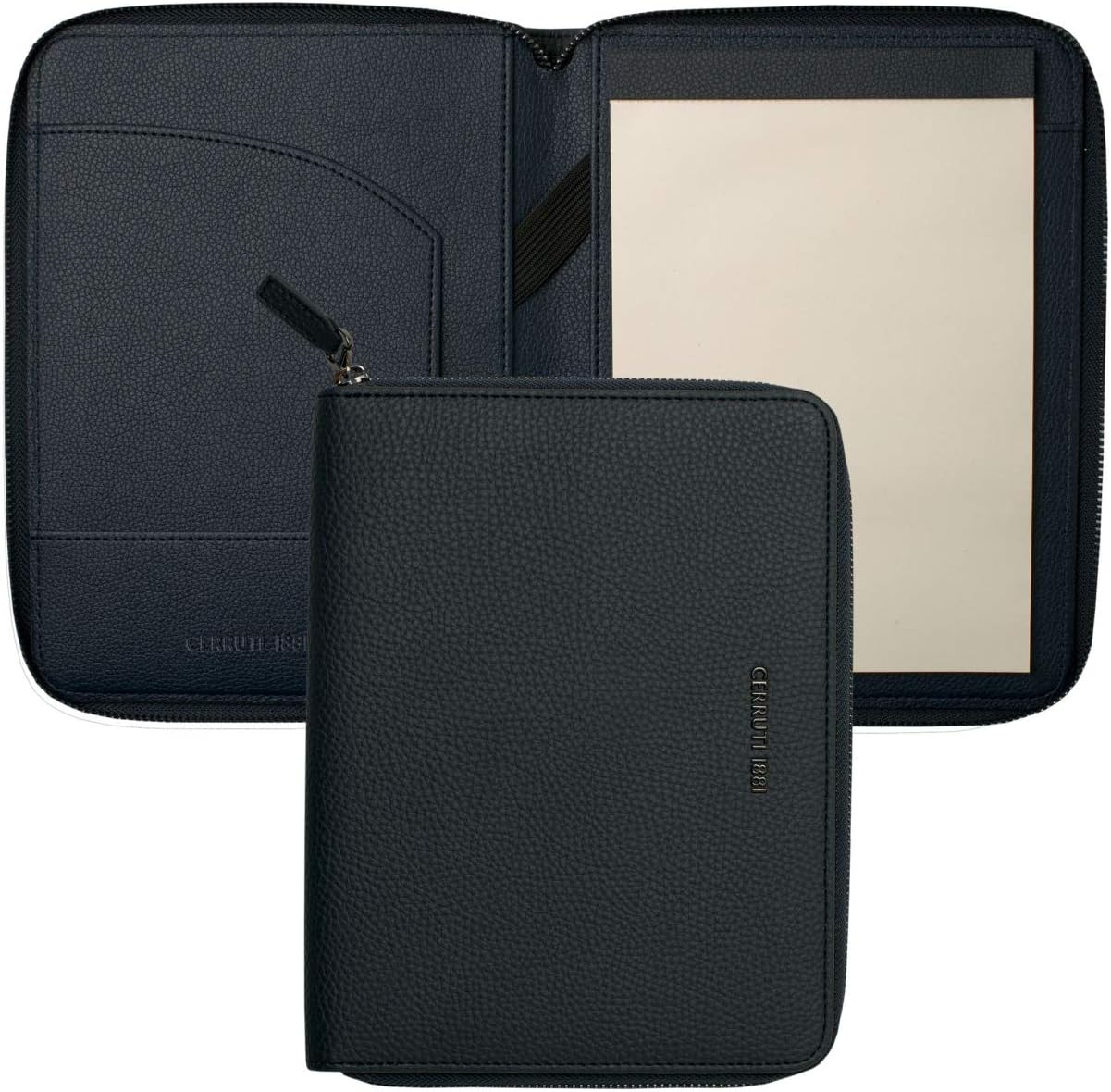 Cerruti 1881 Hamilton A5 Conference Folder - Dark Navy