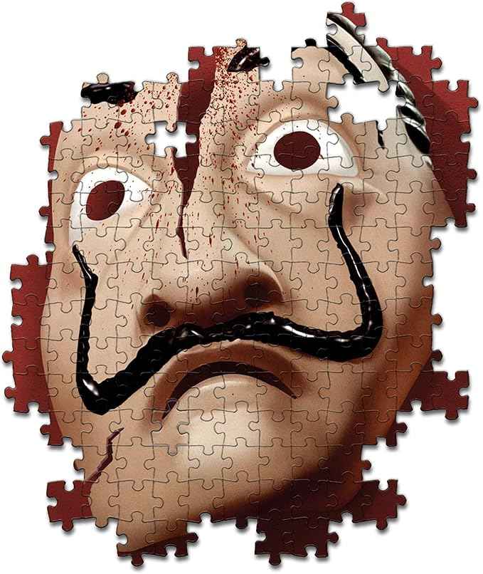 Clementoni - Adult Puzzle Netflix La Casa de Papel Masks, 500 Pieces