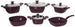 Top Chef 10-Piece Square Granite Cookware Set – Non-Stick & Durable (Pots 18/20/24/28 + Pan 26 + Tray 26 cm) - Safqqa