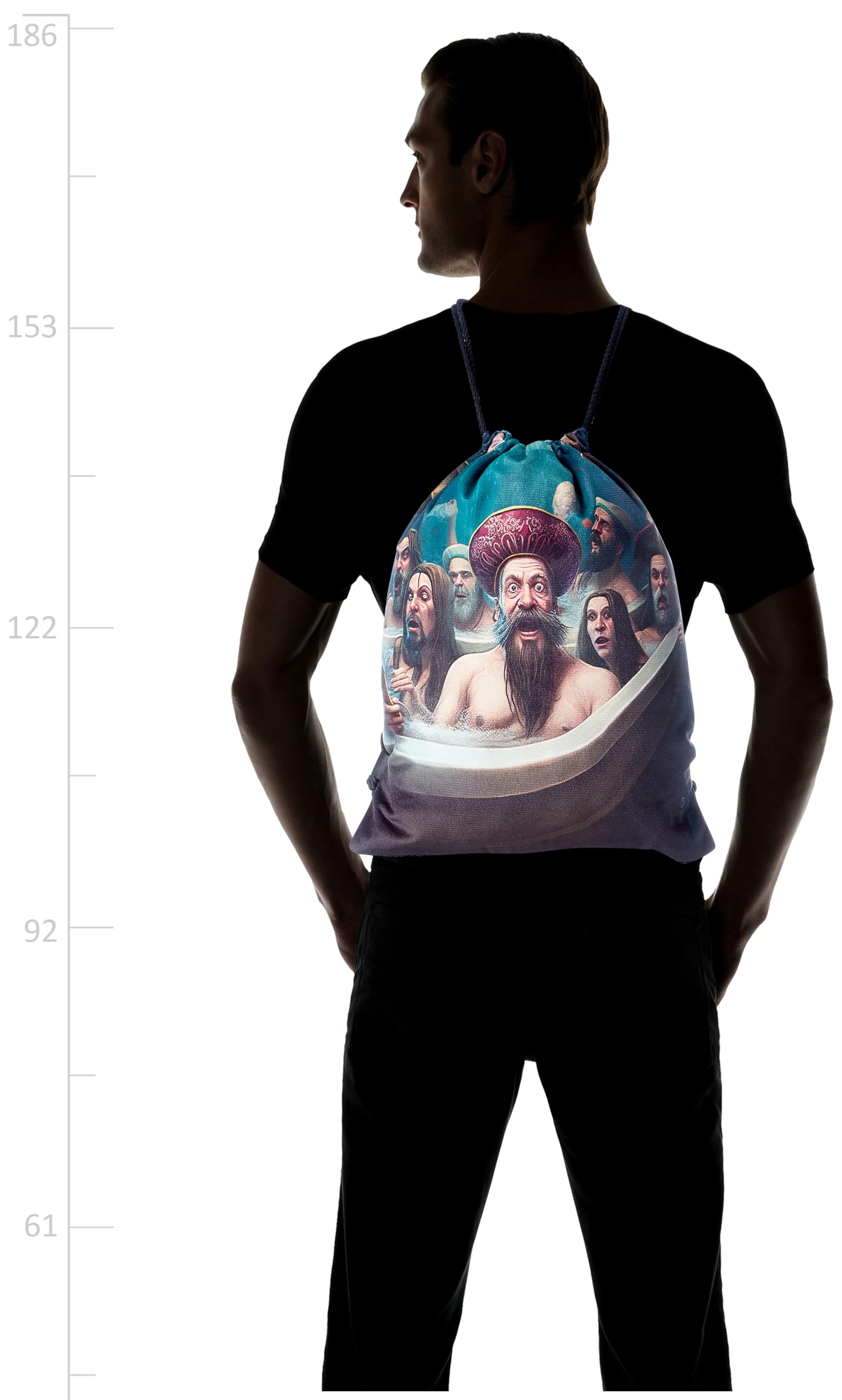 شنطة برباط من تات - 911، متعددة الالوان، مقاس كبير