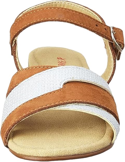 Summer Slingback Velcro Closure Flat Sandals for Girls