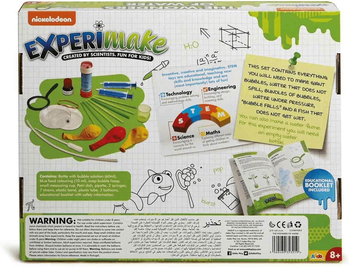 Addo experimake the wonders of water science set, 21 pieces - multi color - Safqqa Egypt