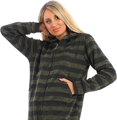 Kady Women striped onsie with zipper