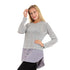 JAMILA Women Decorative Buttons Round Top SHIRT