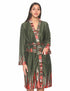 Kady Nightgown above the knee and Robe Set For Women, 2 Pieces -