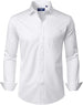 Alimens & Gentle Men’s Button Down Dress Shirt – Slim Fit Formal & Business Casual Shirt