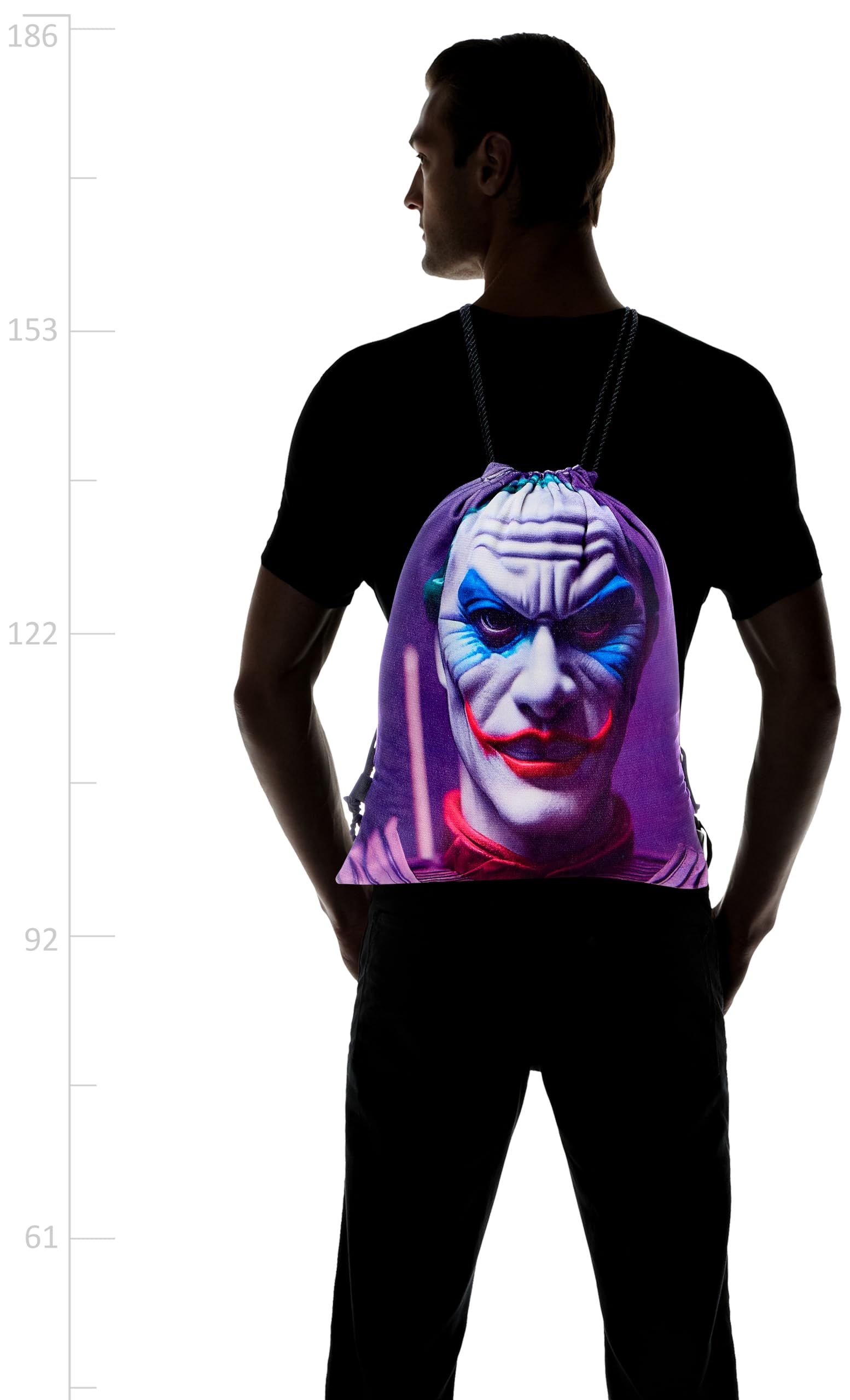 شنطة برباط من تات، مقاس كبير، متعددة الألوان، 608