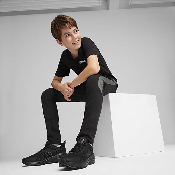 PUMA Sports Pants for Boys Comfortable Activewear Black – Safqqa Egypt