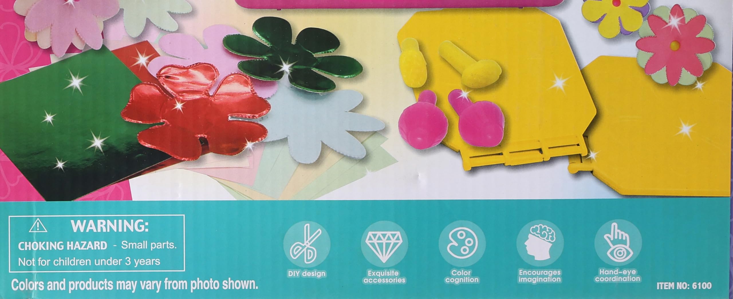 AKARCA 6100 Flower Making Art Toy – Creative DIY Craft Kit for Kids
