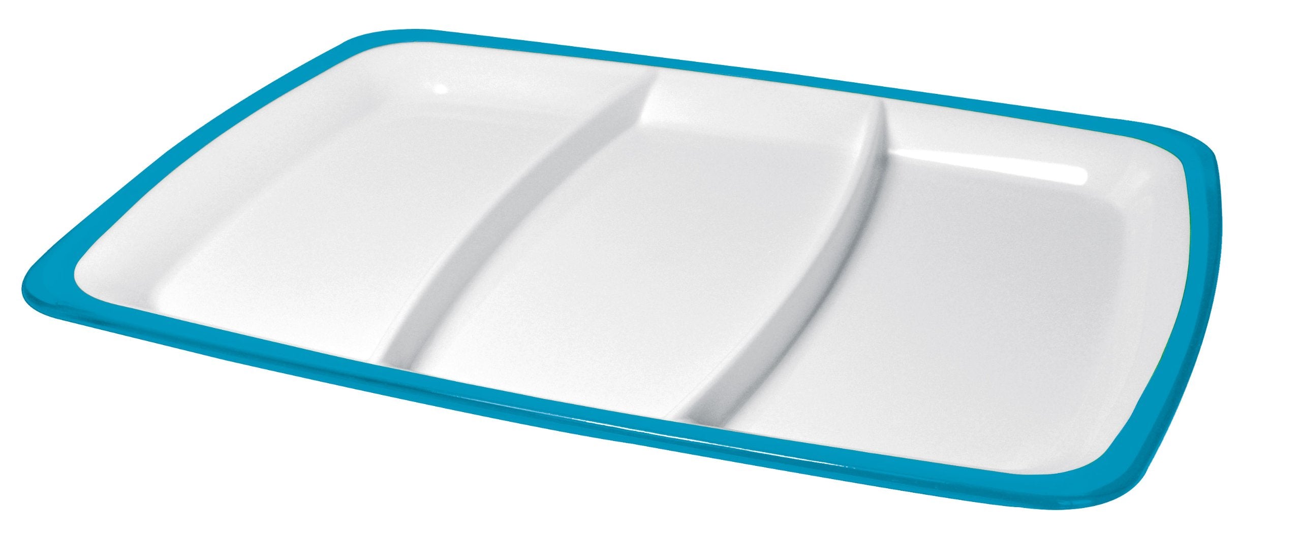 OMADA M4540TC Square Appetizer Server Plate (Turquoise) - Blue