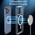 غطاء شفاف كريستالي لهاتف iPhone 15 Pro Max، متوافق مع MagSafe، لا يصفر، مقاوم للصدمات، مضاد للخدوش، خفيف الوزن، نحيف، غطاء خلفي متين، غطاء أكريليك شفاف مغناطيسي لهاتف iPhone 15 Pro Max 6.7"-صندوق تالف
