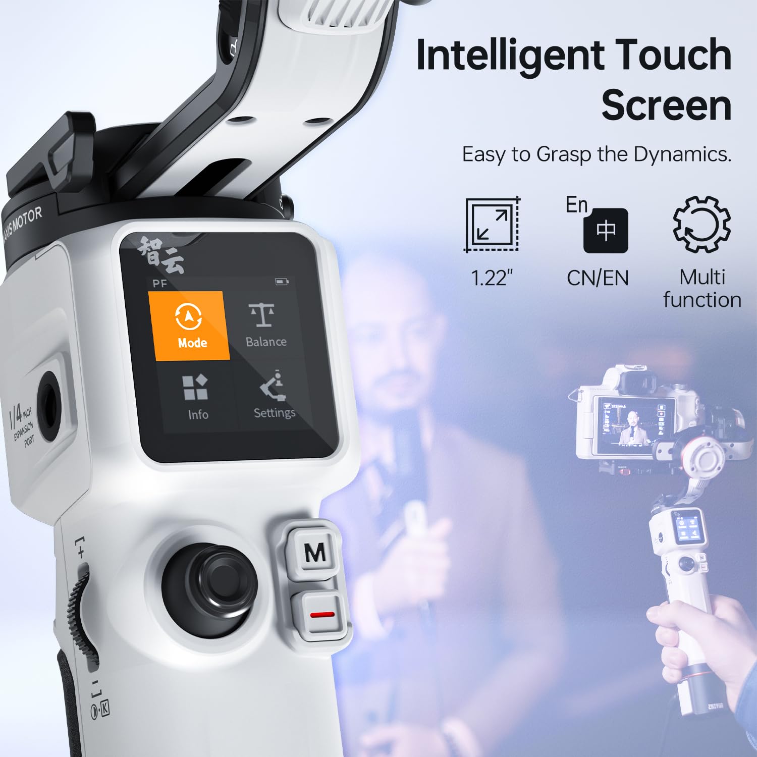 Zion 3-Axis Camera Stabilizer – Smooth & Professional Video Stabilization – Safqqa Egypt