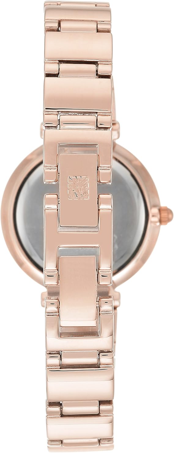 Anne Klein Women Diamond Dial Bracelet Watch Rose Gold – Safqqa Egypt