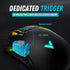 Rapoo VPRO VT200 IR RGB Wired Gaming Mouse Programmable Buttons 6200 DPI LED Multicolor Black