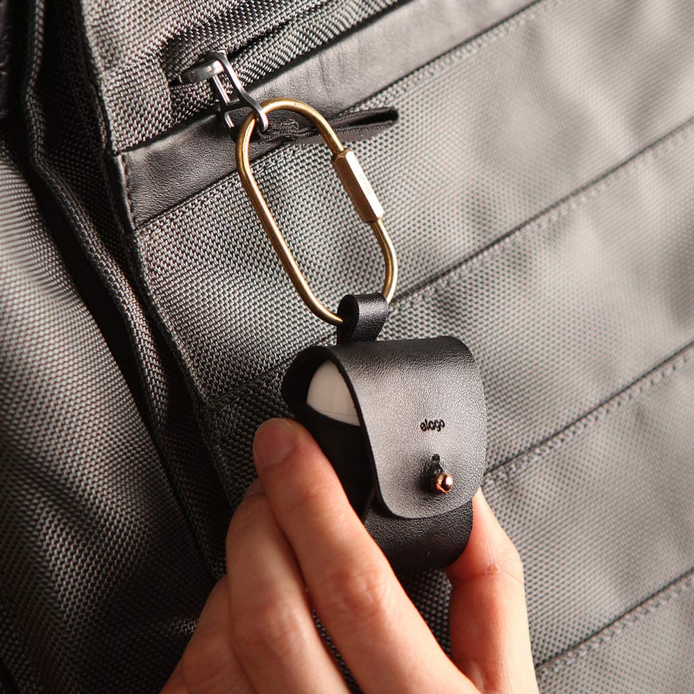 Elago Airpods Genuine Leather Case - Jean Indigo - Safqqa Egypt
