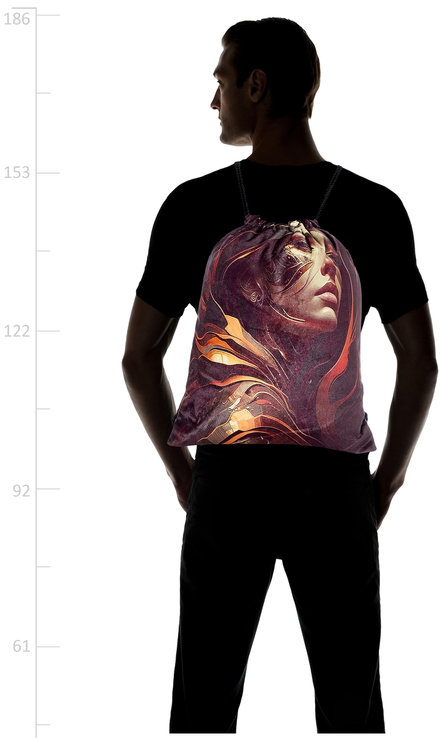 شنطة برباط من تات - 776، متعددة الالوان، مقاس كبير