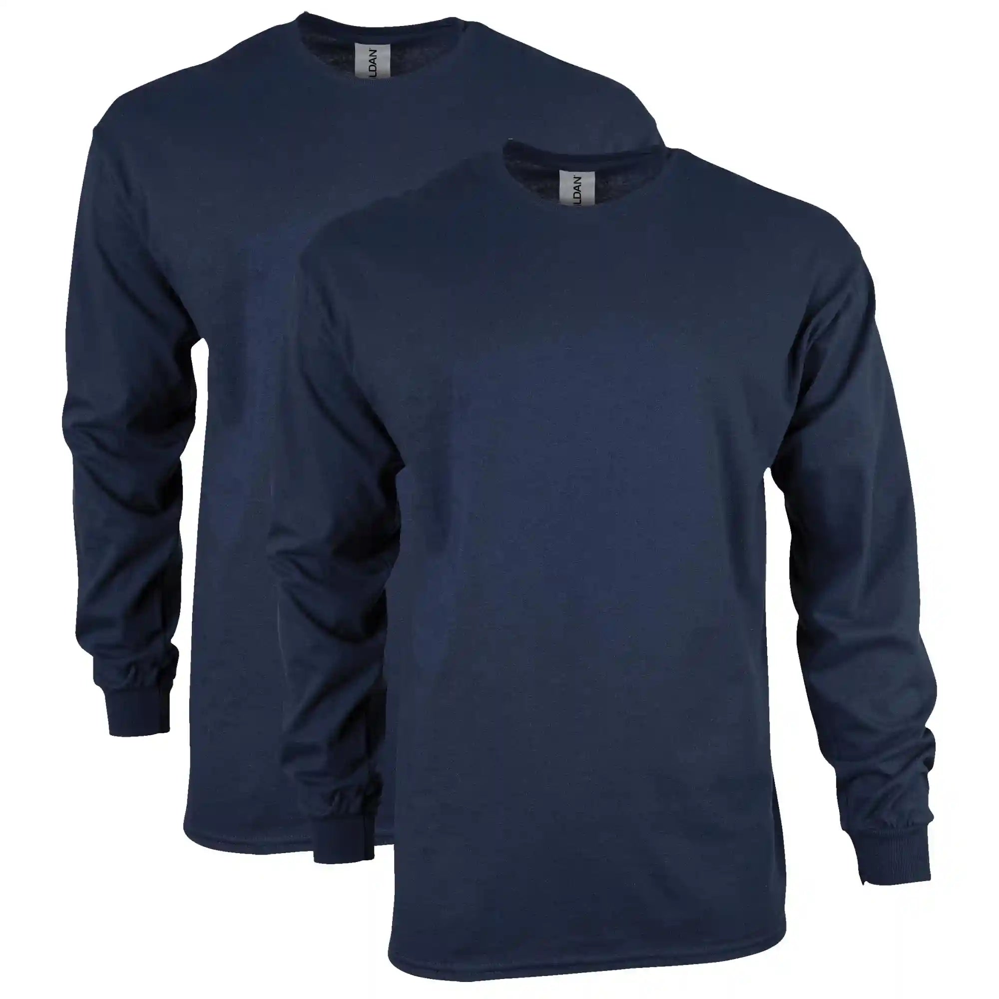 Gildan mens Ultra Cotton Adult Long Sleeve T-Shirt, 2-Pack T-Shirt - Safqqa Egypt