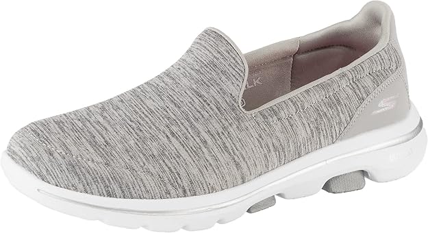 Skechers Women Shoes Grey Lightweight Comfortable Everyday Wear – Safqqa Egypt