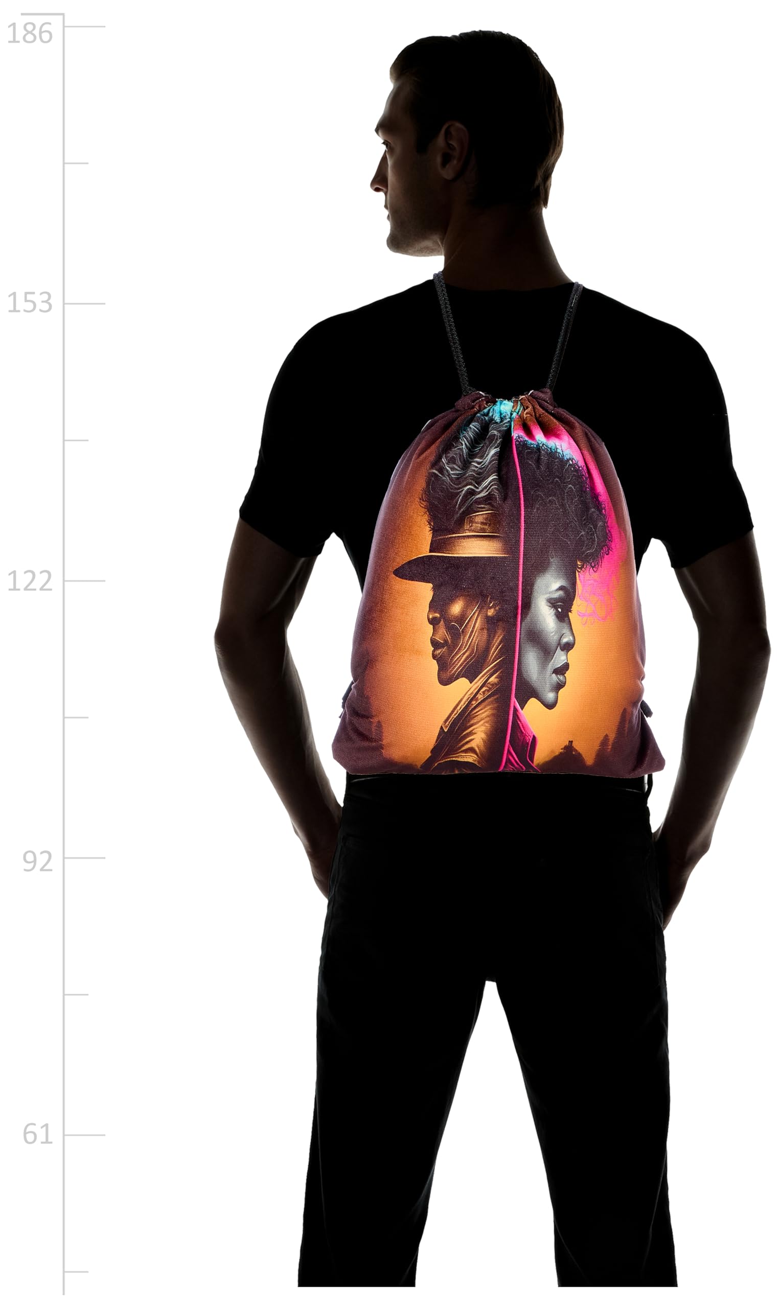 شنطة برباط من تات - 929، متعددة الألوان، كبير L