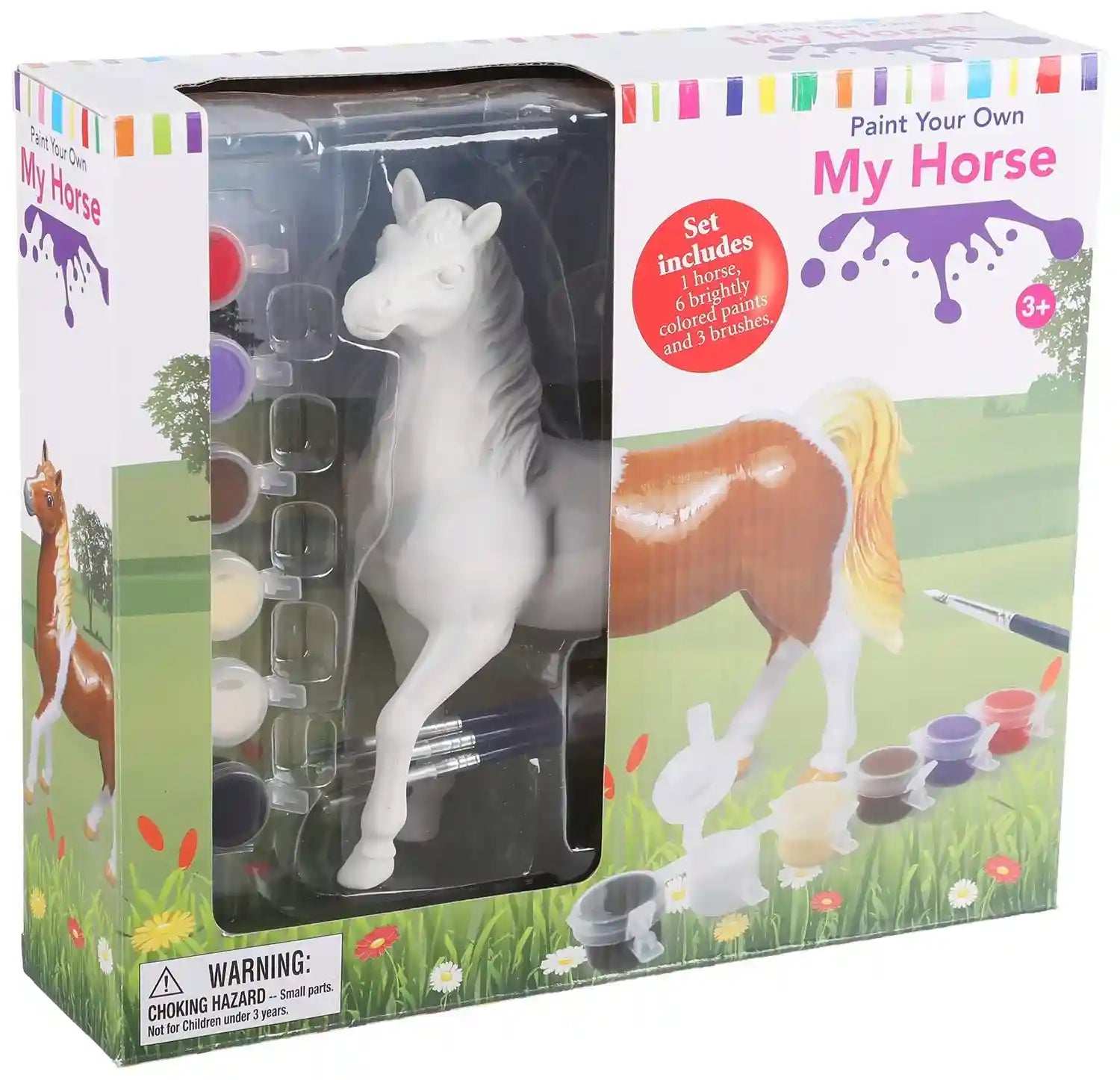 Colorful Horse Toy – Creative Play with Paint & Fun Colors
