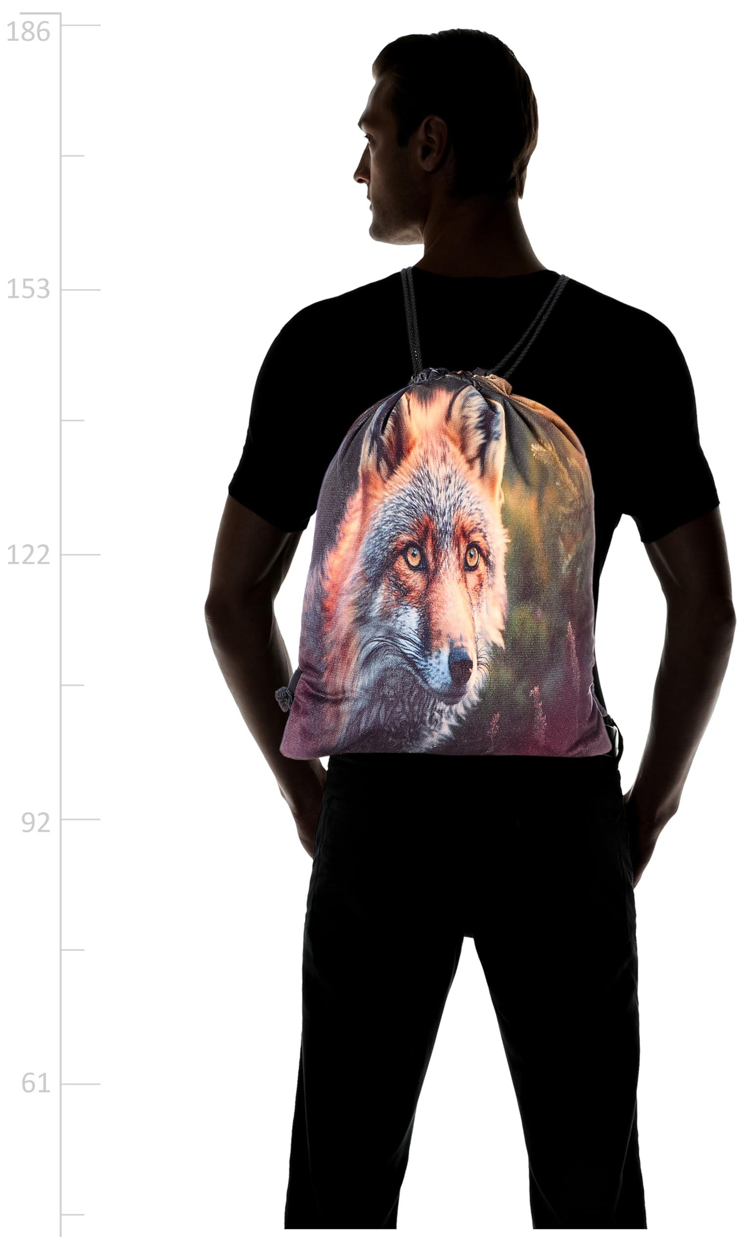 TAT DRAWSTRING BAG - 886, MultiColor, Large